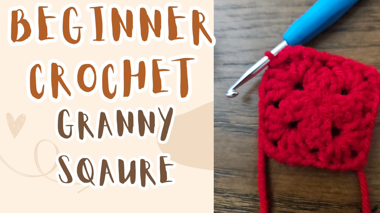 beginner crochet granny square